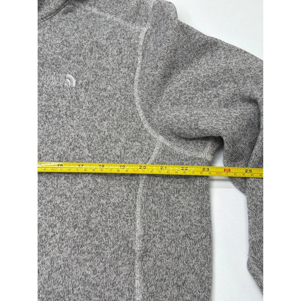 The North Face Mens Gordon Lyons 1/4 Zip‎ Fleece Pullover Heather Grey Large